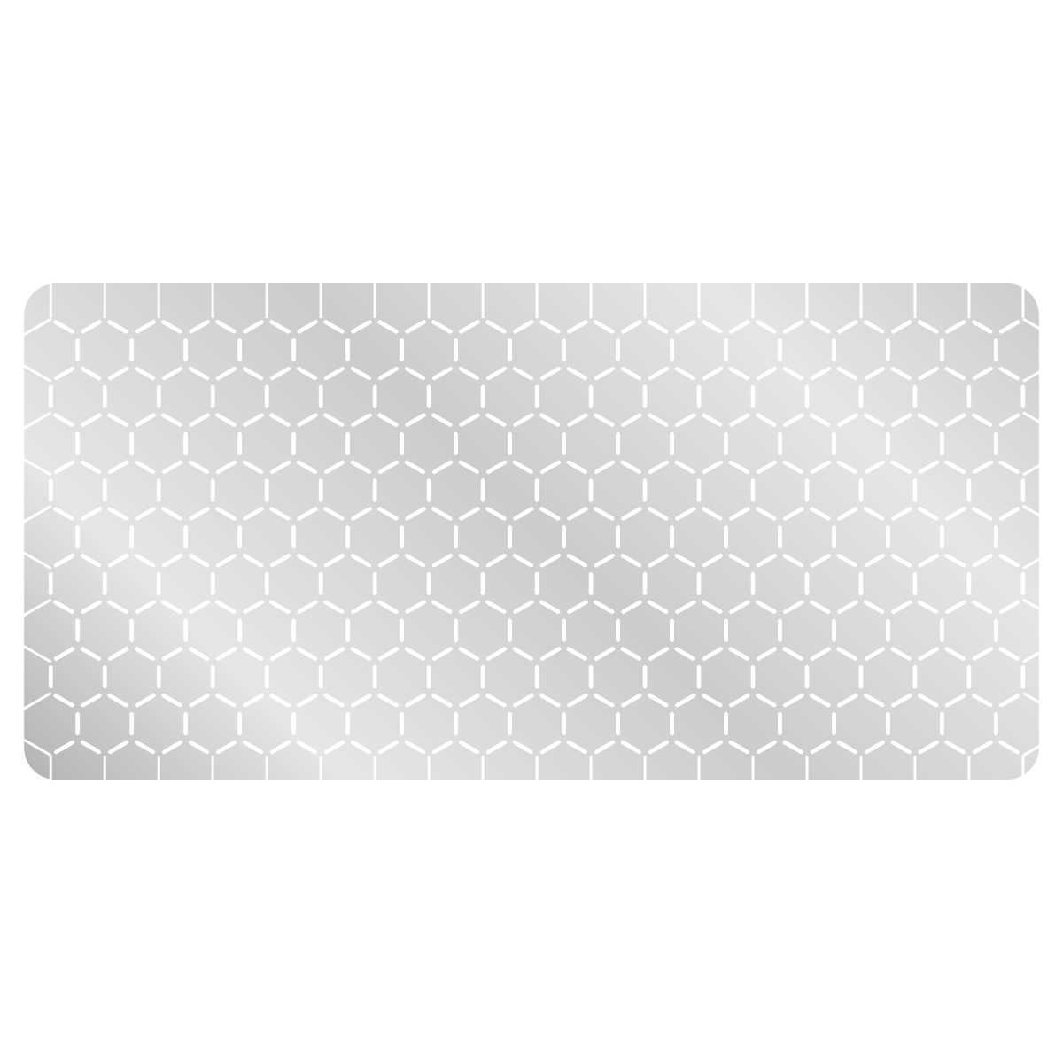 1.25'' Hex Grid Stencil, Edge Pattern - SPECIAL ORDER!