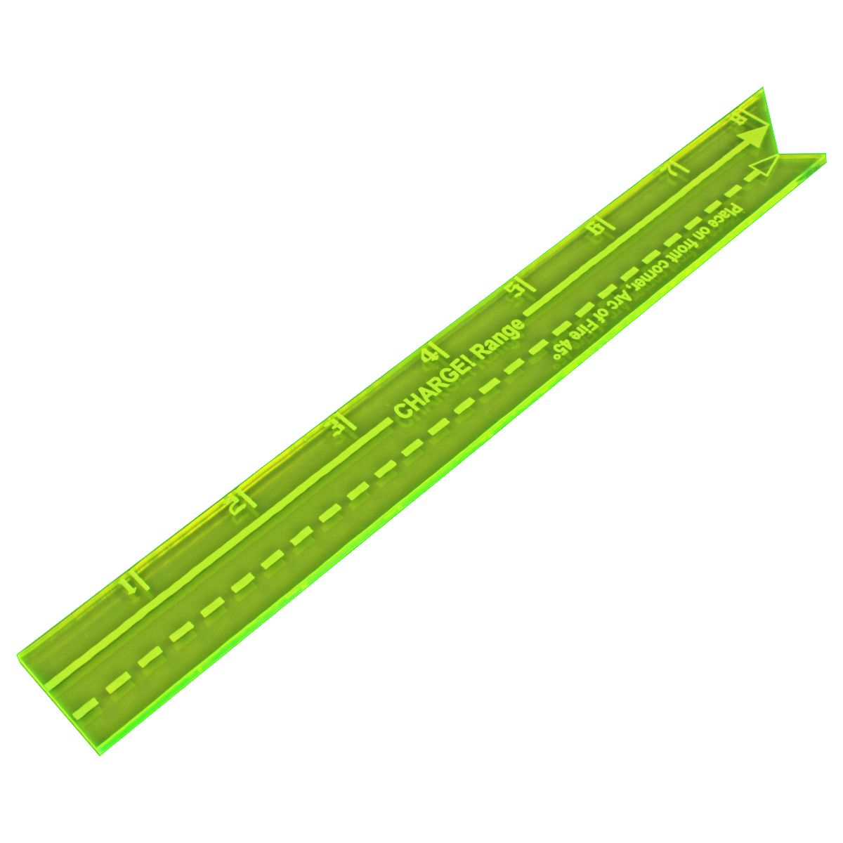 Fantasy Battle Ruler, Fluorescent Green - SPECIAL ORDER!