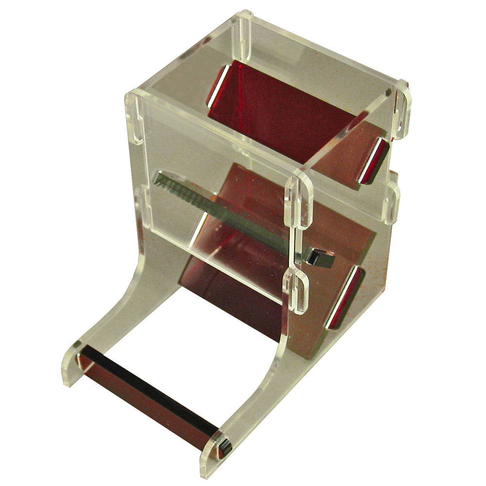 Mini Dice Tower Kit, Translucent Red & Clear - SPECIAL ORDER!