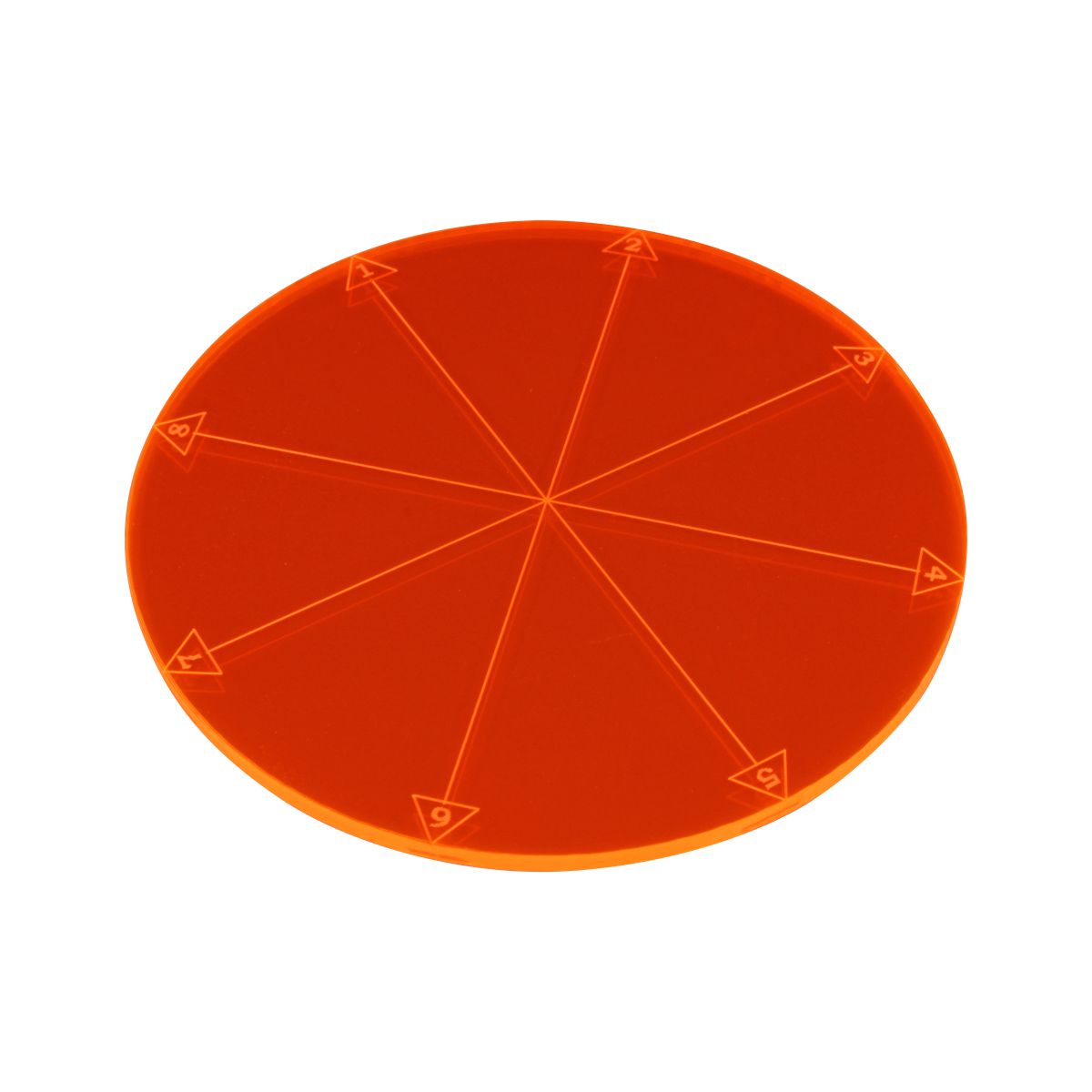 Blast Template, Steampunk Wars, Fluorescent Orange - SPECIAL ORDER!