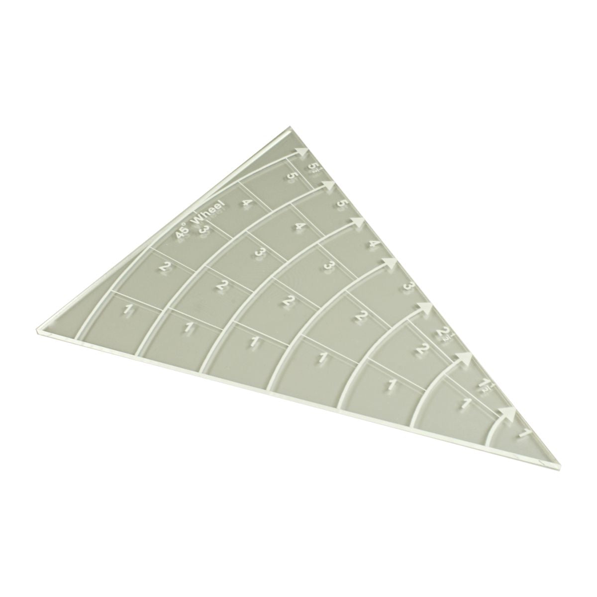 Wheel Template, Regimental  Fire & Fury, Clear - SPECIAL ORDER!