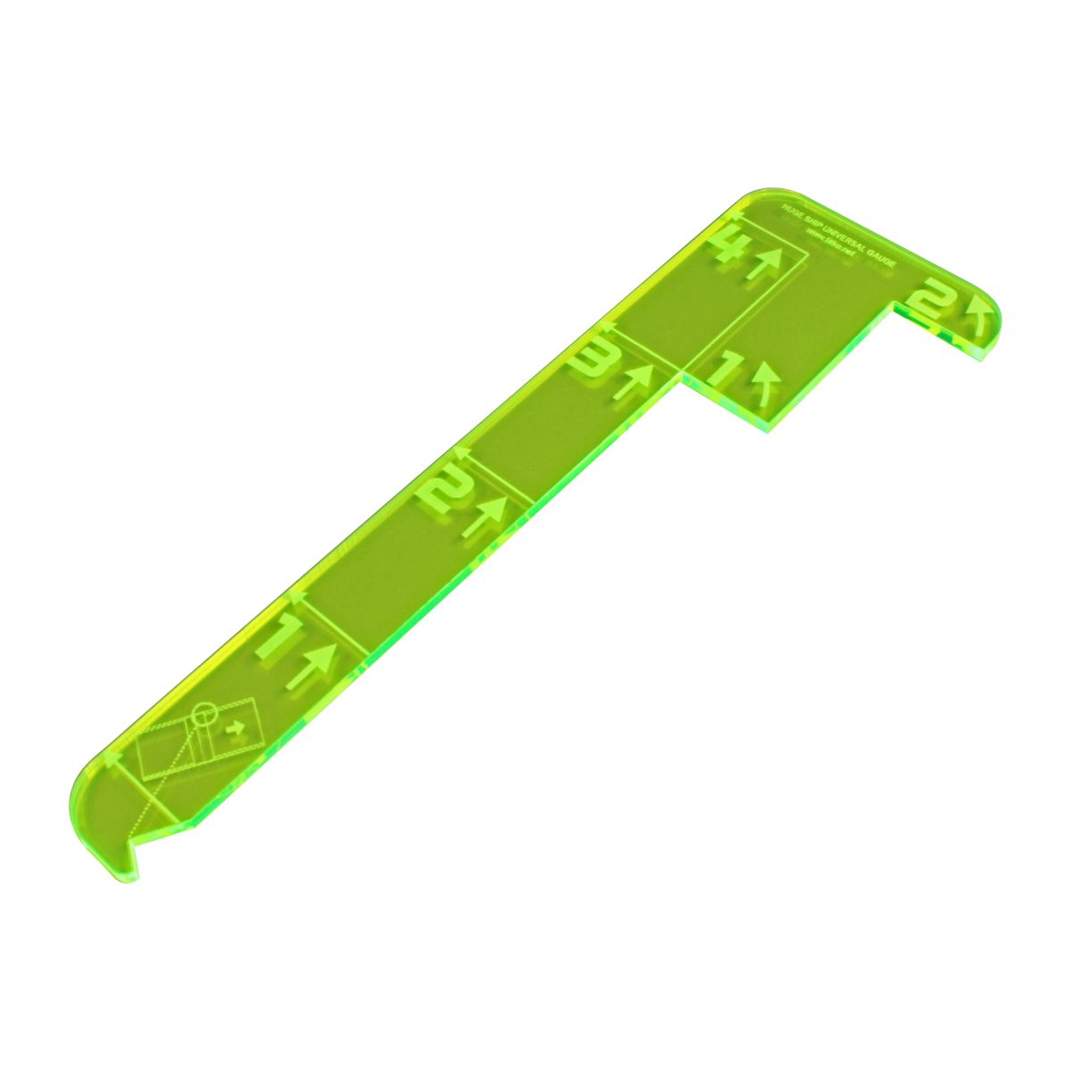 Space Fighter Huge Ship Universal Maneuver Gauge, Fluorescent Green - SPECIAL ORDER!