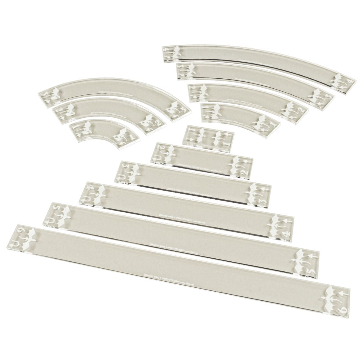 Dragon Wing Maneuver Gauge Set, Clear (13) - SPECIAL ORDER!