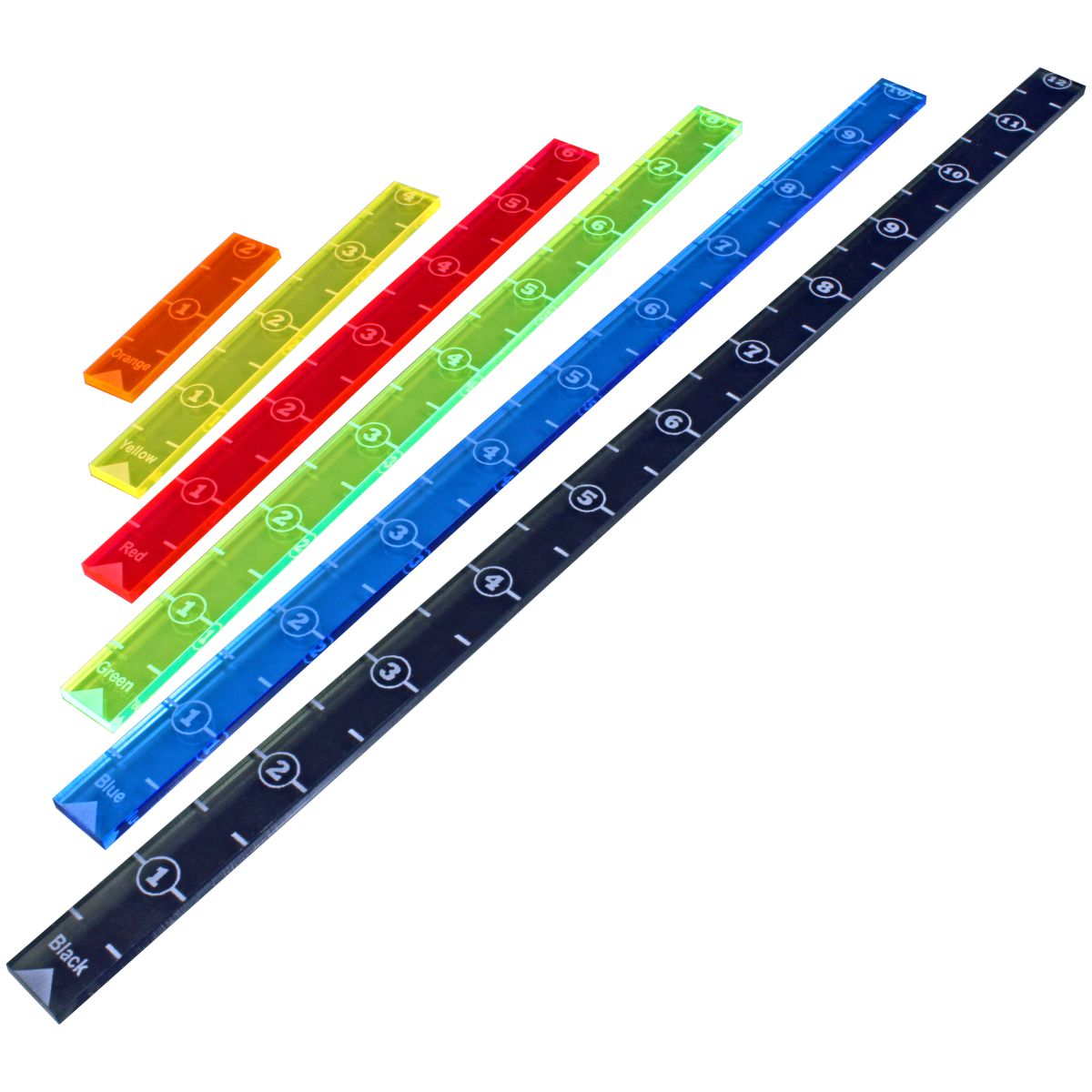 Range Ruler Set,, Wasteland Warfare, Multi-color (6) - SPECIAL ORDER!