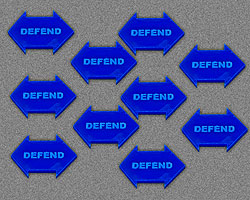 Defend Token, Blue (10) - SPECIAL ORDER!