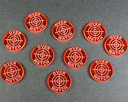 Overwatch Tokens, Fluorescent Amber  (10) - SPECIAL ORDER!