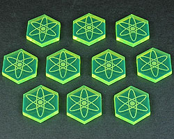 Energy Tokens, Fluorescent Green (10) - SPECIAL ORDER!