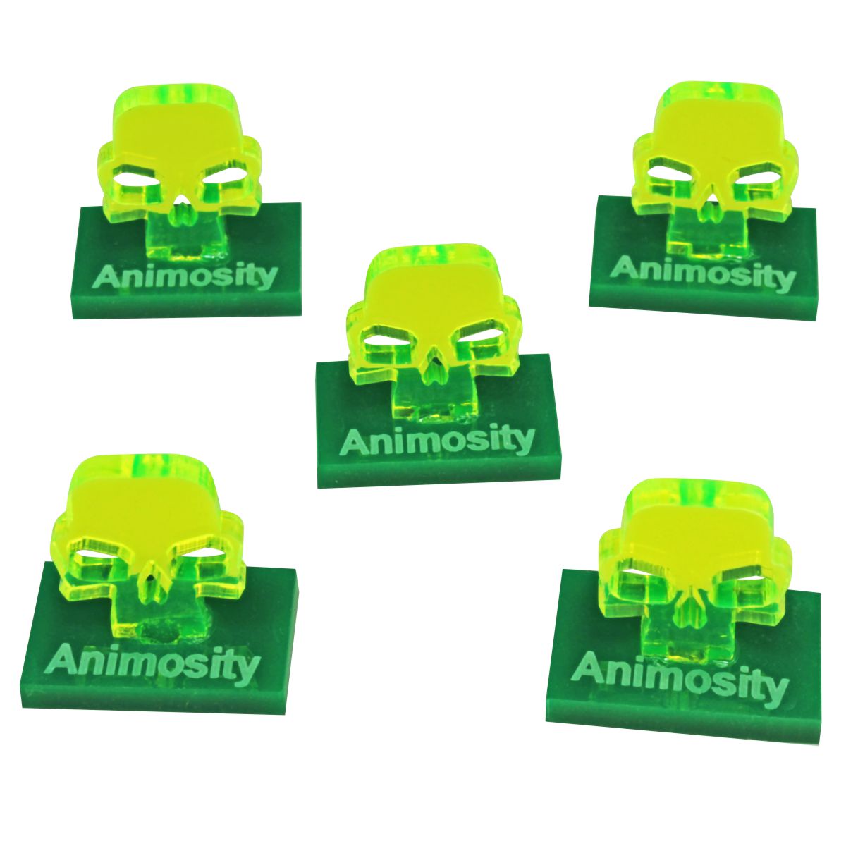 Animosity Marker Set, Fluorescent Green (5) - SPECIAL ORDER!