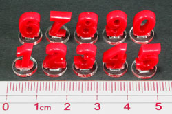 Micro Number, Red (10)