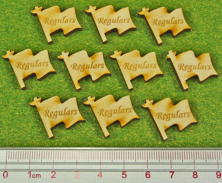 Regulars Tokens, Natural Wood (10) - SPECIAL ORDER!