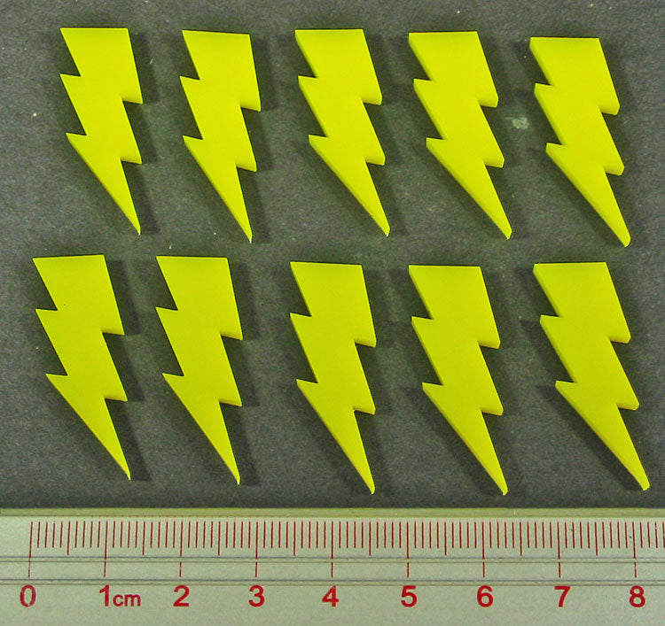 Lightning Bolt Tokens, Yellow (10)