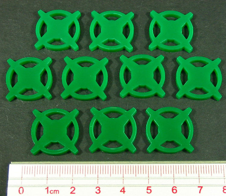 Star Base Tokens, Green (10) - SPECIAL ORDER!