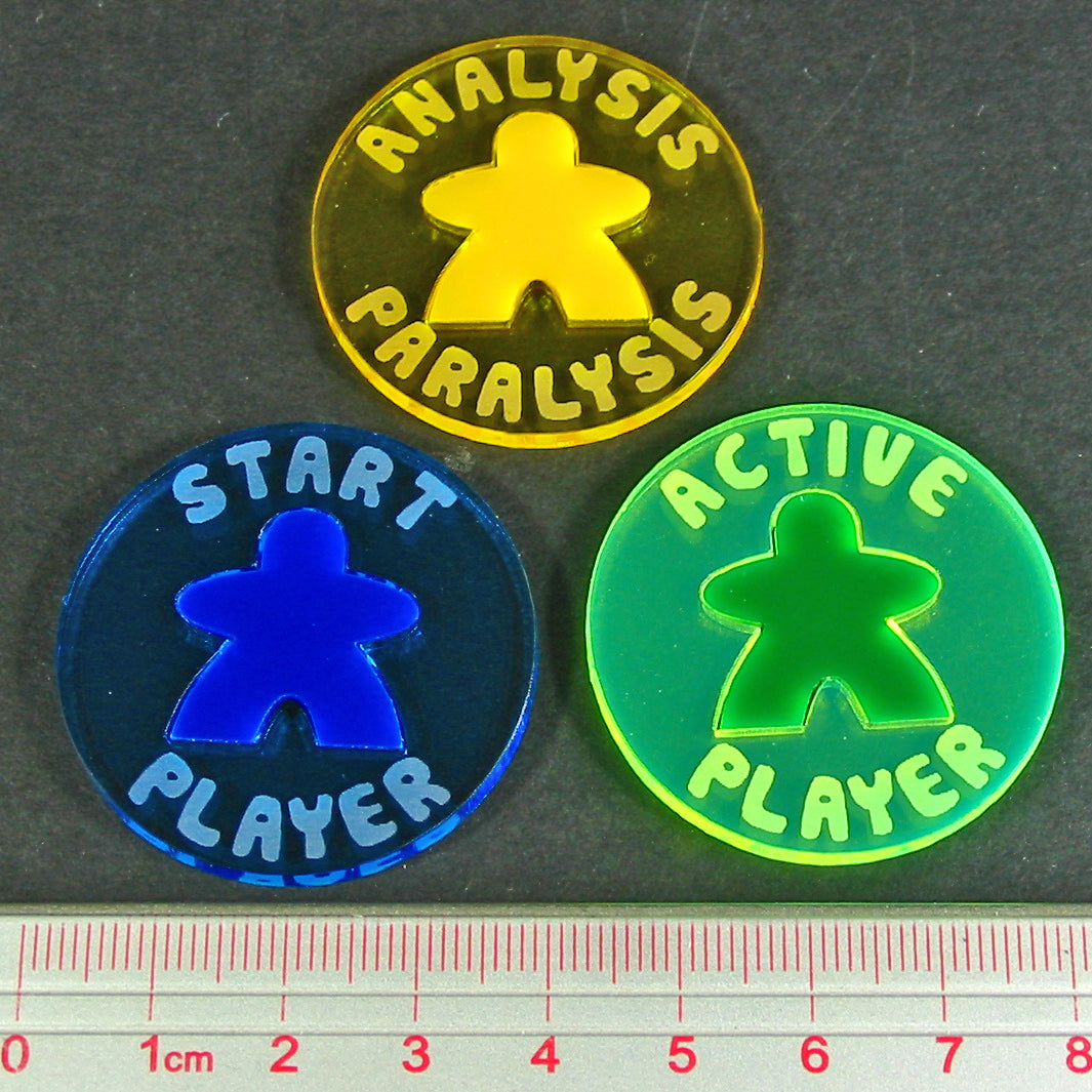 Deluxe Player Token Set, Multi-Color (3) - SPECIAL ORDER!