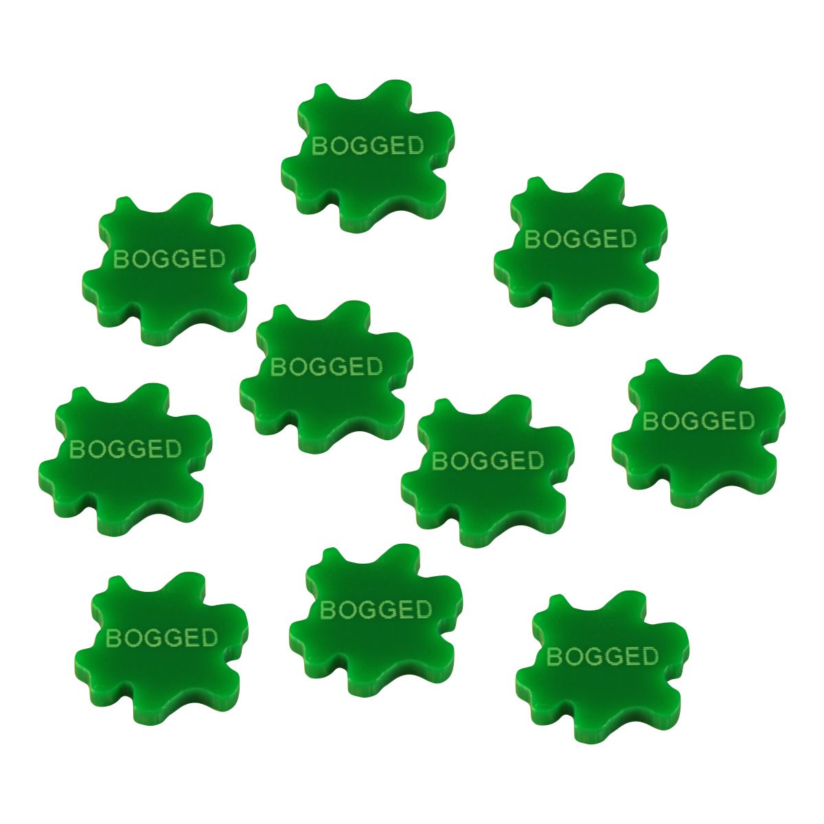 Bogged Tokens, Green (10) - SPECIAL ORDER!