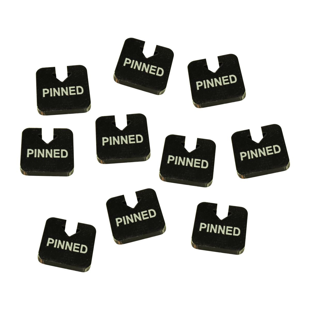 Pinned Tokens, Black (10) - SPECIAL ORDER!