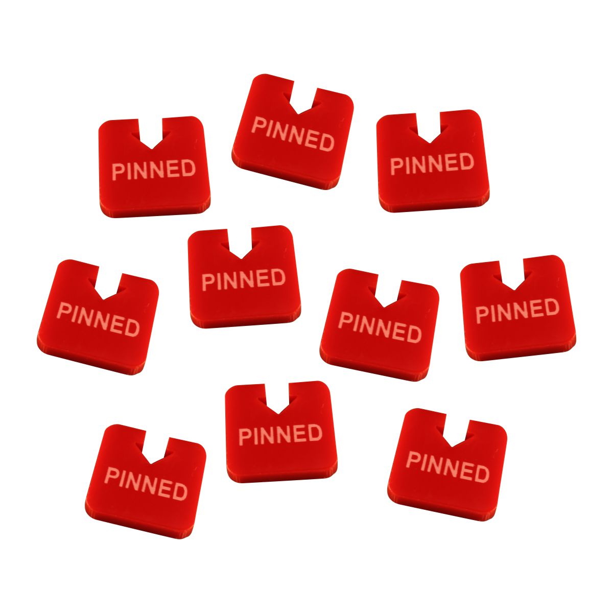 Pinned Tokens, Red (10)