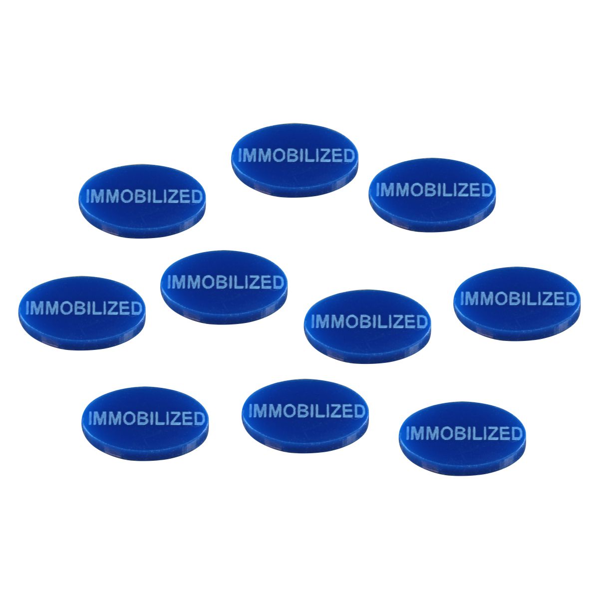 Immobilized Tokens, Blue (10) - SPECIAL ORDER!