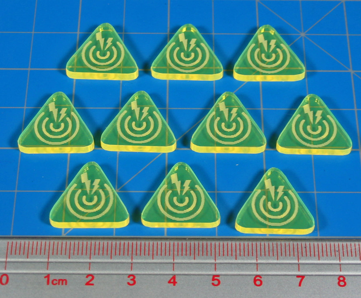 Noise Tokens, Fluorescent Yellow (10) - SPECIAL ORDER!