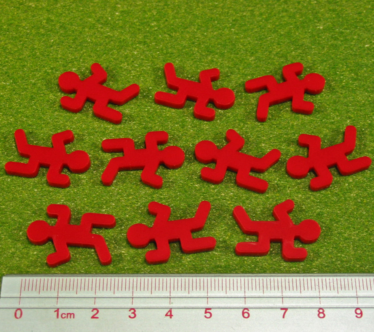 Man Down Tokens, Red (10)