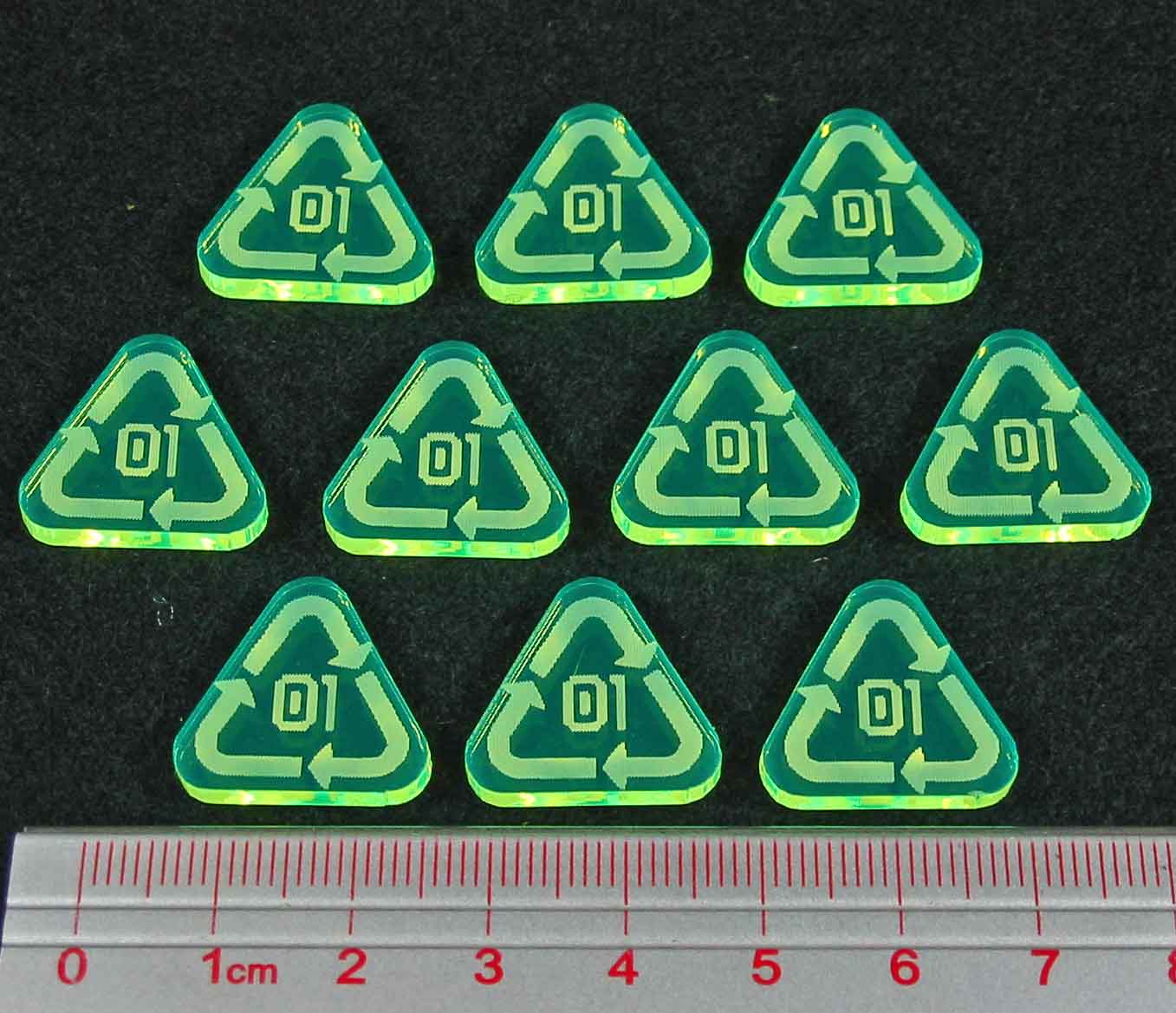 Net Hacker Recurring Credit Tokens, Fluorescent Green (10) - SPECIAL ORDER!