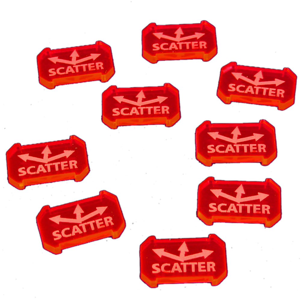 SW: Armada Scatter Defense Tokens, Fluorescent Pink (10) - SPECIAL ORDER!