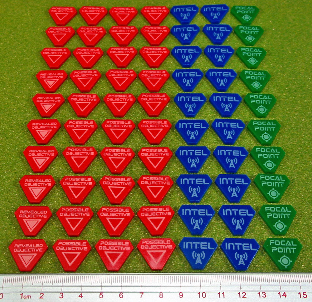 Dropzone Scenario Token Set, Multi-Color  (70) - SPECIAL ORDER!