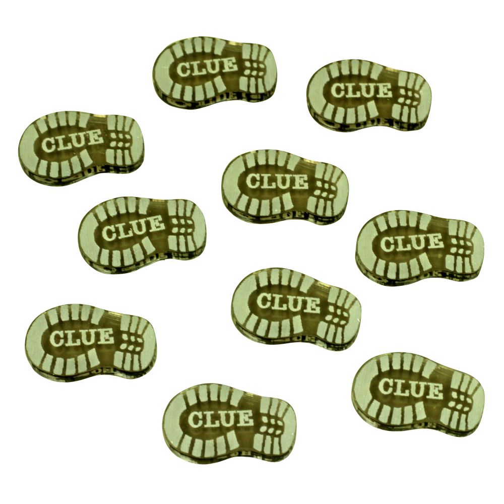 Cthulhu, Elder Clue Tokens, Transparent Bronze (10) - SPECIAL ORDER!