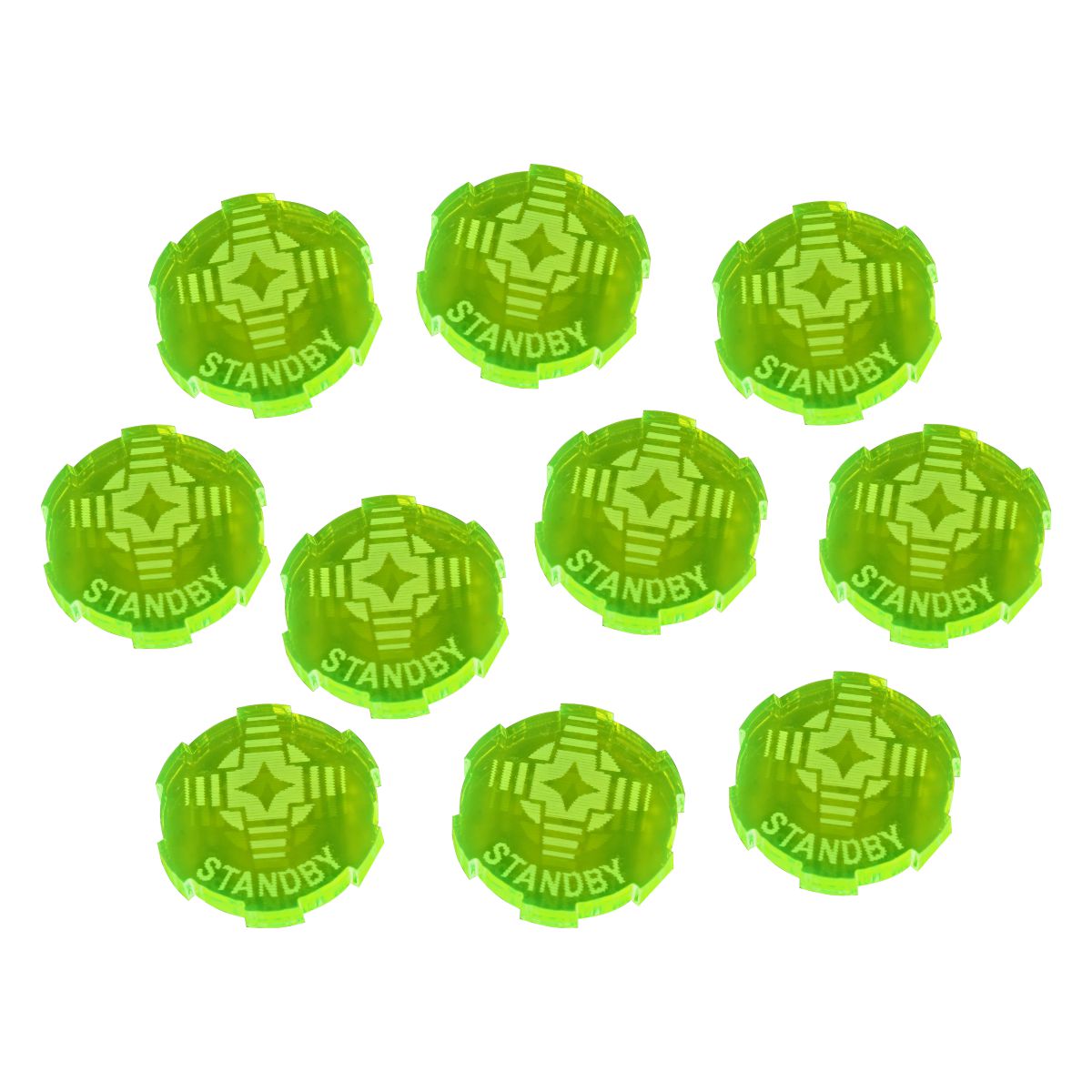 Standby Tokens, SW: Legion, Fluorescent Green (10) - SPECIAL ORDER!