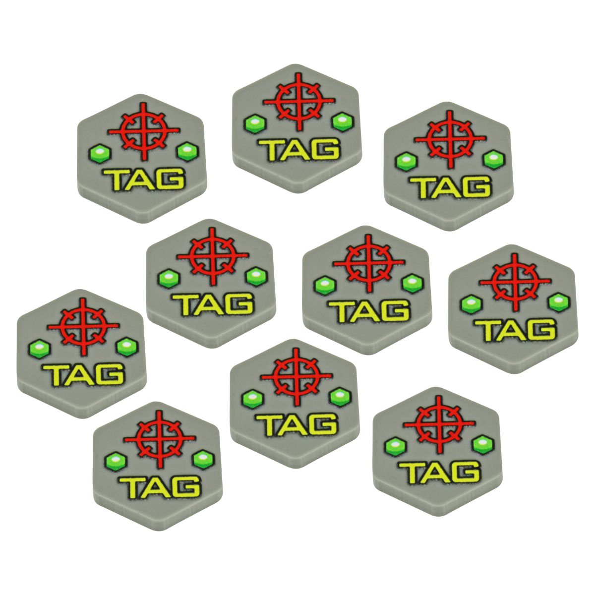 Premium Printed Mecha Target Acquisition Gear Tokens (10) - SPECIAL ORDER!