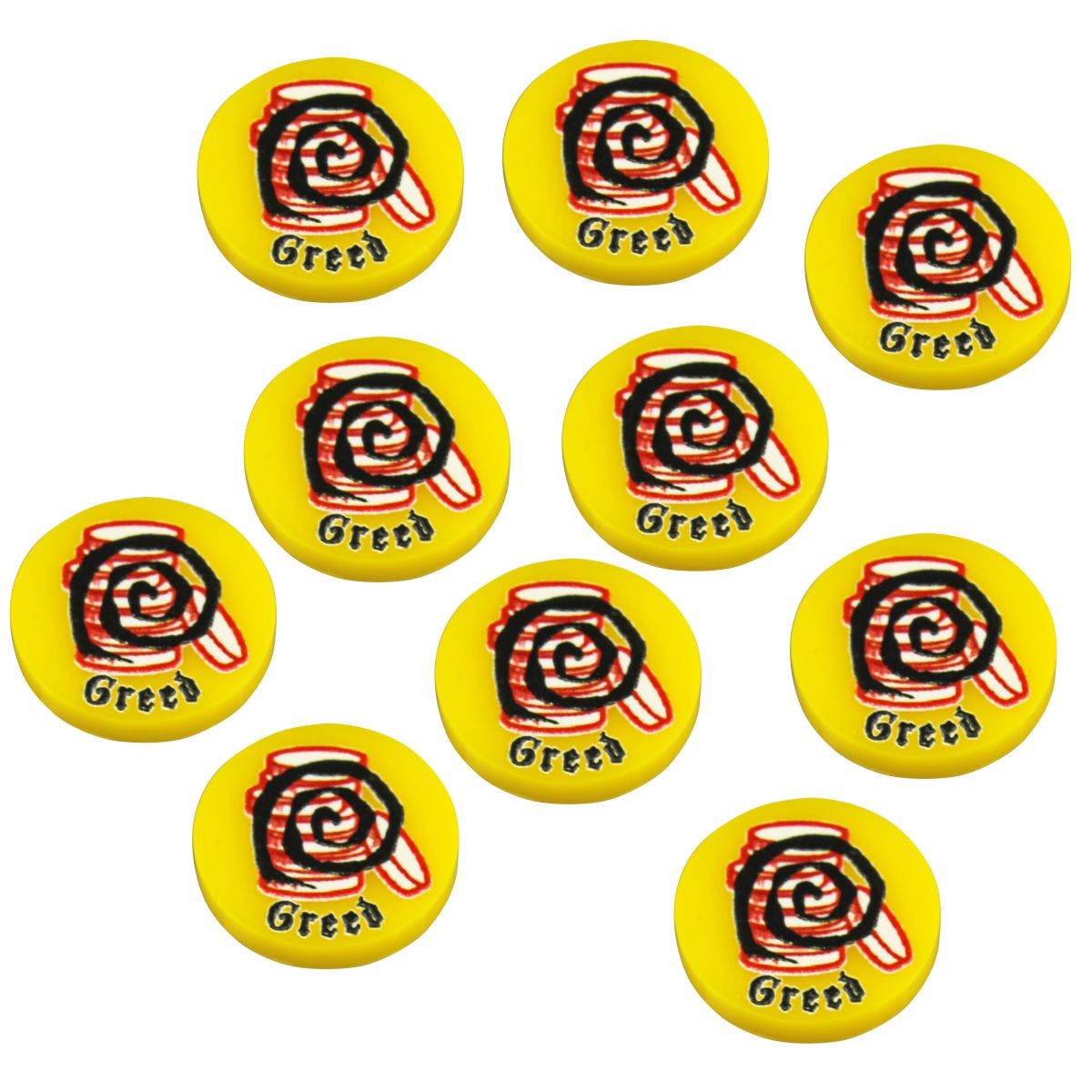 Premium Printed Greed Tokens, Forbidden Psalm (10) - SPECIAL ORDER!