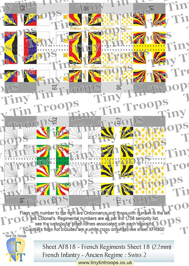 French, Sheet 18 (22mm)