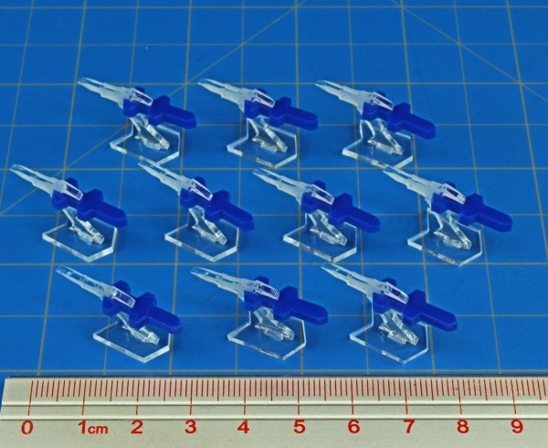 Mini Missiles, Blue (10)