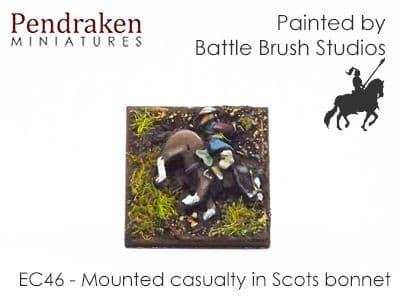 17th C. mounted casualties in Scots bonnet