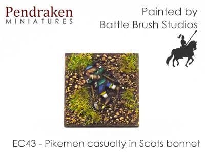 17th C. pikemen casualties in Scots bonnet