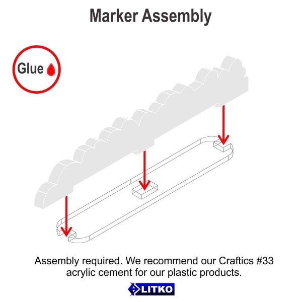 Smoke Screen Markers, Mini, Translucent White (4)
