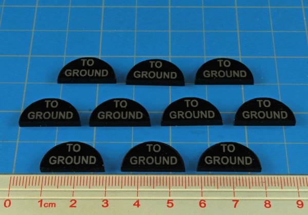 To Ground Tokens, Black (10)