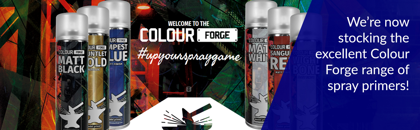 Colour Forge spray primers now available!
