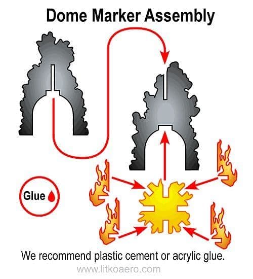 Flaming Dome Marker